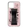 Slim Protection Case - STAND & RING RIBBON Black［ Rune Naito - RUNE Girl Retro & Modern - Pink ］