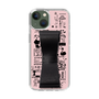 Slim Protection Case - STAND & RING RIBBON Black［ Rune Naito - RUNE Girl Retro & Modern - Pink ］