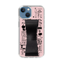 Slim Protection Case - STAND & RING RIBBON Black［ Rune Naito - RUNE Girl Retro & Modern - Pink ］