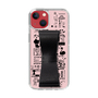 Slim Protection Case - STAND & RING RIBBON Black［ Rune Naito - RUNE Girl Retro & Modern - Pink ］