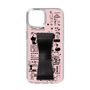 Slim Protection Case - STAND & RING RIBBON Black［ Rune Naito - RUNE Girl Retro & Modern - Pink ］