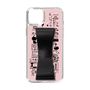 Slim Protection Case - STAND & RING RIBBON Black［ Rune Naito - RUNE Girl Retro & Modern - Pink ］