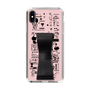 Slim Protection Case - STAND & RING RIBBON Black［ Rune Naito - RUNE Girl Retro & Modern - Pink ］