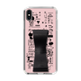 Slim Protection Case - STAND & RING RIBBON Black［ Rune Naito - RUNE Girl Retro & Modern - Pink ］