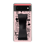 Slim Protection Case - STAND & RING RIBBON Black［ Rune Naito - RUNE Girl Retro & Modern - Pink ］