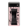 Slim Protection Case - STAND & RING RIBBON Black［ Rune Naito - RUNE Girl Retro & Modern - Pink ］