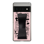 Slim Protection Case - STAND & RING RIBBON Black［ Rune Naito - RUNE Girl Retro & Modern - Pink ］