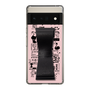 Slim Protection Case - STAND & RING RIBBON Black［ Rune Naito - RUNE Girl Retro & Modern - Pink ］