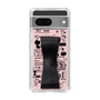 Slim Protection Case - STAND & RING RIBBON Black［ Rune Naito - RUNE Girl Retro & Modern - Pink ］
