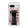 Slim Protection Case - STAND & RING RIBBON Black［ Rune Naito - RUNE Girl Retro & Modern - Pink ］