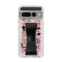 Slim Protection Case - STAND & RING RIBBON Black［ Rune Naito - RUNE Girl Retro & Modern - Pink ］