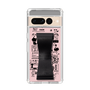 Slim Protection Case - STAND & RING RIBBON Black［ Rune Naito - RUNE Girl Retro & Modern - Pink ］