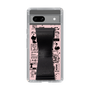 Slim Protection Case - STAND & RING RIBBON Black［ Rune Naito - RUNE Girl Retro & Modern - Pink ］