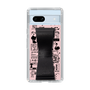 Slim Protection Case - STAND & RING RIBBON Black［ Rune Naito - RUNE Girl Retro & Modern - Pink ］