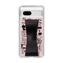 Slim Protection Case - STAND & RING RIBBON Black［ Rune Naito - RUNE Girl Retro & Modern - Pink ］
