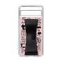 Slim Protection Case - STAND & RING RIBBON Black［ Rune Naito - RUNE Girl Retro & Modern - Pink ］