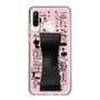 Slim Protection Case - STAND & RING RIBBON Black［ Rune Naito - RUNE Girl Retro & Modern - Pink ］