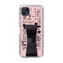 Slim Protection Case - STAND & RING RIBBON Black［ Rune Naito - RUNE Girl Retro & Modern - Pink ］