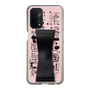 Slim Protection Case - STAND & RING RIBBON Black［ Rune Naito - RUNE Girl Retro & Modern - Pink ］