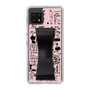 Slim Protection Case - STAND & RING RIBBON Black［ Rune Naito - RUNE Girl Retro & Modern - Pink ］