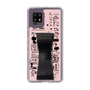 Slim Protection Case - STAND & RING RIBBON Black［ Rune Naito - RUNE Girl Retro & Modern - Pink ］