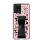 Slim Protection Case - STAND & RING RIBBON Black［ Rune Naito - RUNE Girl Retro & Modern - Pink ］