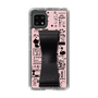 Slim Protection Case - STAND & RING RIBBON Black［ Rune Naito - RUNE Girl Retro & Modern - Pink ］