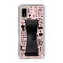 Slim Protection Case - STAND & RING RIBBON Black［ Rune Naito - RUNE Girl Retro & Modern - Pink ］
