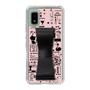 Slim Protection Case - STAND & RING RIBBON Black［ Rune Naito - RUNE Girl Retro & Modern - Pink ］