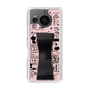 Slim Protection Case - STAND & RING RIBBON Black［ Rune Naito - RUNE Girl Retro & Modern - Pink ］