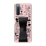 Slim Protection Case - STAND & RING RIBBON Black［ Rune Naito - RUNE Girl Retro & Modern - Pink ］