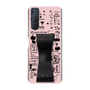 Slim Protection Case - STAND & RING RIBBON Black［ Rune Naito - RUNE Girl Retro & Modern - Pink ］