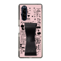 Slim Protection Case - STAND & RING RIBBON Black［ Rune Naito - RUNE Girl Retro & Modern - Pink ］