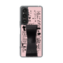 Slim Protection Case - STAND & RING RIBBON Black［ Rune Naito - RUNE Girl Retro & Modern - Pink ］