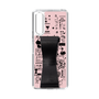Slim Protection Case - STAND & RING RIBBON Black［ Rune Naito - RUNE Girl Retro & Modern - Pink ］