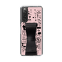 Slim Protection Case - STAND & RING RIBBON Black［ Rune Naito - RUNE Girl Retro & Modern - Pink ］