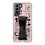 Slim Protection Case - STAND & RING RIBBON Black［ Rune Naito - RUNE Girl Retro & Modern - Pink ］