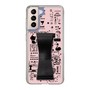 Slim Protection Case - STAND & RING RIBBON Black［ Rune Naito - RUNE Girl Retro & Modern - Pink ］