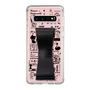 Slim Protection Case - STAND & RING RIBBON Black［ Rune Naito - RUNE Girl Retro & Modern - Pink ］