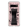 Slim Protection Case - STAND & RING RIBBON Black［ Rune Naito - RUNE Girl Retro & Modern - Pink ］