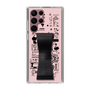 Slim Protection Case - STAND & RING RIBBON Black［ Rune Naito - RUNE Girl Retro & Modern - Pink ］