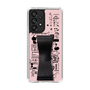 Slim Protection Case - STAND & RING RIBBON Black［ Rune Naito - RUNE Girl Retro & Modern - Pink ］