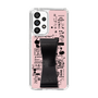 Slim Protection Case - STAND & RING RIBBON Black［ Rune Naito - RUNE Girl Retro & Modern - Pink ］