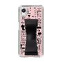 Slim Protection Case - STAND & RING RIBBON Black［ Rune Naito - RUNE Girl Retro & Modern - Pink ］