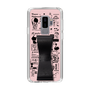 Slim Protection Case - STAND & RING RIBBON Black［ Rune Naito - RUNE Girl Retro & Modern - Pink ］