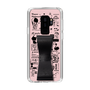 Slim Protection Case - STAND & RING RIBBON Black［ Rune Naito - RUNE Girl Retro & Modern - Pink ］