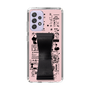 Slim Protection Case - STAND & RING RIBBON Black［ Rune Naito - RUNE Girl Retro & Modern - Pink ］