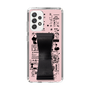 Slim Protection Case - STAND & RING RIBBON Black［ Rune Naito - RUNE Girl Retro & Modern - Pink ］