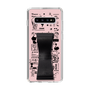 Slim Protection Case - STAND & RING RIBBON Black［ Rune Naito - RUNE Girl Retro & Modern - Pink ］