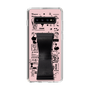 Slim Protection Case - STAND & RING RIBBON Black［ Rune Naito - RUNE Girl Retro & Modern - Pink ］